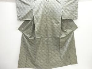 重ね亀甲模様織り出し西陣お召着物